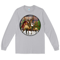 Moon Dust elk buck deer christmas Long Sleeve Tee - LillyAllenDesigns