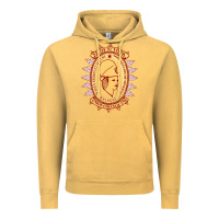 Vintage Mustard Union College Vintage Hoodie - linhVisuals