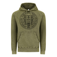 Vintage Olive Wellesley College Vintage Hoodie - linhVisuals