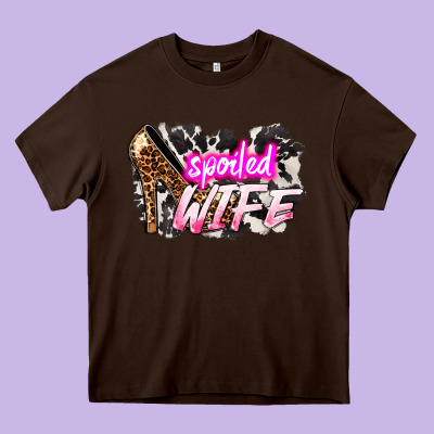 Spoiled Wife Mother's Day Heavy Core Tee Designed By Howdyjamesfarm