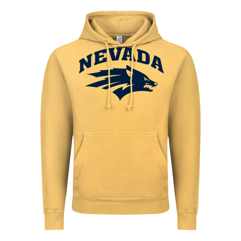 Nevada Wolf Pack Vintage Hoodie by linhVisuals | Teevron
