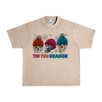 French Oak tis the season skull winter Urban Heavy Tee - FaDigitalArtStudio
