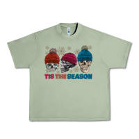 Oil Green tis the season skull winter Urban Heavy Tee - FaDigitalArtStudio