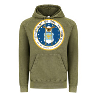 Vintage Olive department of the air force Vintage Hoodie - linhVisuals