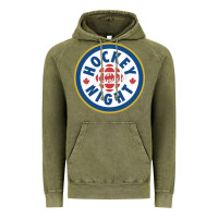 Vintage Olive hockey night in canada 1 Vintage Hoodie - linhVisuals