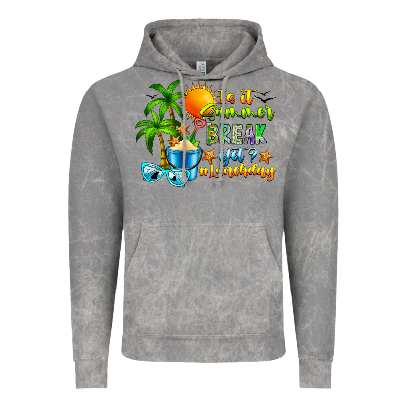 Is It Summer Break Vintage Hoodie by CowhideDigitalArt | Teevron
