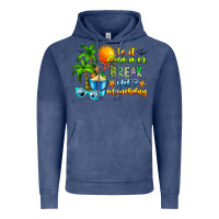 Vintage Denim Is It Summer Break Vintage Hoodie - CowhideDigitalArt