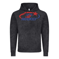 Vintage Black usa hockey Vintage Hoodie - linhVisuals