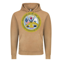 Vintage Camel department of the army Vintage Hoodie - linhVisuals