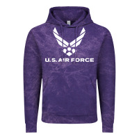 Cloud Purple us air force Vintage Hoodie - linhVisuals
