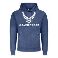 Vintage Denim us air force Vintage Hoodie - linhVisuals