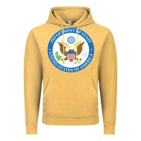 Vintage Mustard us department of state 2 Vintage Hoodie - linhVisuals