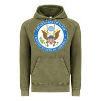 Vintage Olive us department of state 2 Vintage Hoodie - linhVisuals