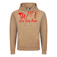 Vintage Coffee wine tasting friends Vintage Hoodie - linhVisuals