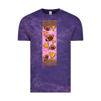 Cloud Purple american football with lightning bolt  pen wrap Vintage Tee - BundleAndBundleShop