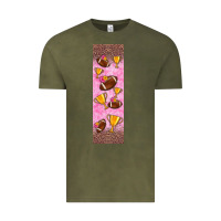 Vintage Olive american football with lightning bolt  pen wrap Vintage Tee - BundleAndBundleShop