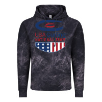 Cloud Black usa curling team Vintage Hoodie - linhVisuals