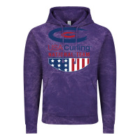 Cloud Purple usa curling team Vintage Hoodie - linhVisuals
