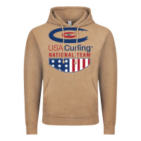 Vintage Coffee usa curling team Vintage Hoodie - linhVisuals