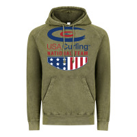 Vintage Olive usa curling team Vintage Hoodie - linhVisuals