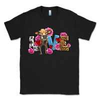 Black love with cow olivia Classic Tee - OliviaCreatesArt