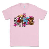 Bubblegum Pink love with cow olivia Classic Tee - OliviaCreatesArt