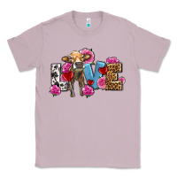 Lilac love with cow olivia Classic Tee - OliviaCreatesArt