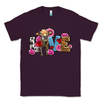 Plum love with cow olivia Classic Tee - OliviaCreatesArt