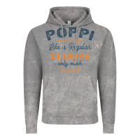 Cloud Rock Mens Poppi Like a Regular Grandpa Funny Fathers Day Vintage Hoodie - linhVisuals