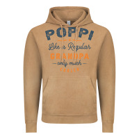 Vintage Camel Mens Poppi Like a Regular Grandpa Funny Fathers Day Vintage Hoodie - linhVisuals