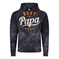 Cloud Black Mens Best Papa Ever Funny Fathers Day Vintage Hoodie - linhVisuals