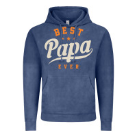 Vintage Denim Mens Best Papa Ever Funny Fathers Day Vintage Hoodie - linhVisuals