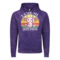 Cloud Purple i axolotl questions funny axolotl costume for axolotl lovers t shirt Vintage Hoodie - linhVisuals