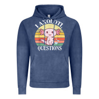 Vintage Denim i axolotl questions funny axolotl costume for axolotl lovers t shirt Vintage Hoodie - linhVisuals