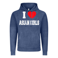Vintage Denim i love asian girls t shirt Vintage Hoodie - linhVisuals