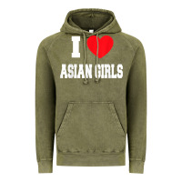 Vintage Olive i love asian girls t shirt Vintage Hoodie - linhVisuals