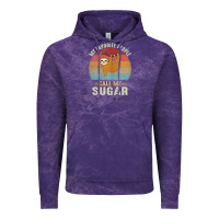 Cloud Purple womens my favorite people call me sugar cute sloth lover grandma Vintage Hoodie - linhVisuals