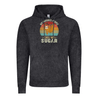 Vintage Black womens my favorite people call me sugar cute sloth lover grandma Vintage Hoodie - linhVisuals