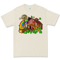 St. Patrick's Farm With Gold Premium Tee | Teevron