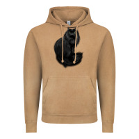 Vintage Camel black cat Vintage Hoodie - linhVisuals