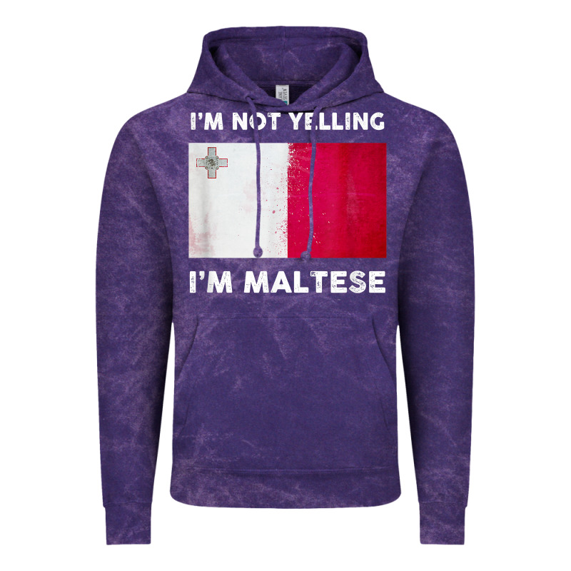 I'm Not Yelling I'm Maltese Shirt  Malta Flag T Shirt Vintage Hoodie by linhVisuals | Teevron