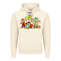 Vintage Artic grumpy dopey dwarf Vintage Hoodie - linhVisuals