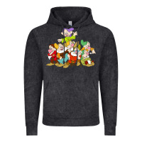 Vintage Black grumpy dopey dwarf Vintage Hoodie - linhVisuals