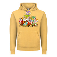 Vintage Mustard grumpy dopey dwarf Vintage Hoodie - linhVisuals