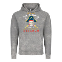 Cloud Rock it's all fun & games until someone needs an eyepatch pirate t shirt Vintage Hoodie - linhVisuals
