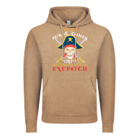 Vintage Coffee it's all fun & games until someone needs an eyepatch pirate t shirt Vintage Hoodie - linhVisuals