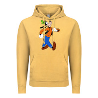 Vintage Mustard goofy Vintage Hoodie - linhVisuals