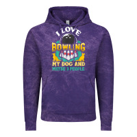 Cloud Purple bowling shirt funny dog lover quote bowler gift t shirt Vintage Hoodie - linhVisuals