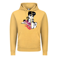 Vintage Mustard josuke very bizarre Vintage Hoodie - linhVisuals