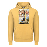 Vintage Mustard heartland for men and women Vintage Hoodie - linhVisuals